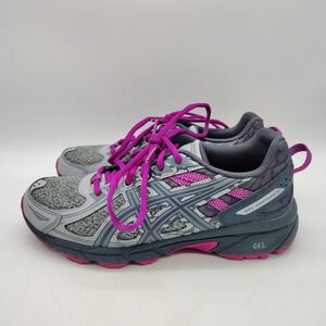 Asics Gel Venture 6 Womens Size 7.5 Running Shoes Sneakers 1012A504 Gray Purple